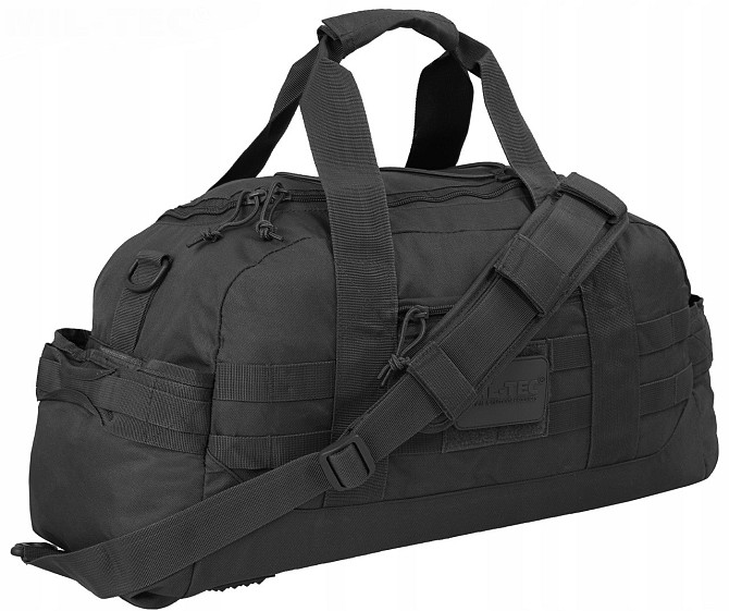 Тактична Сумка транспортна 25 літрів Mil-Tec "Combat Parachute Cargo" (13828002) Black Нововолинськ - фото 4
