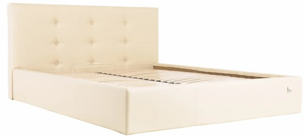 Кровать Двуспальная Manchester Comfort 180 х 190 см Fly 2207 С подъемным механизмом и нишей для белья Бежевый Киев - изображение 2