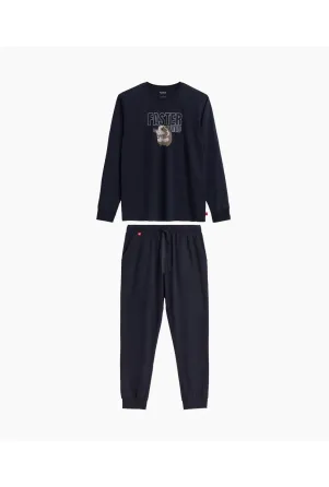 Чоловіча піжама (довгі штани, довгий рукав) Atlantic NMP-376 Київ