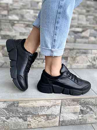 VLADEKS Кросівки жіночі VLADEKS 1074/1 чорні (весна-осінь, шкіра натуральна) (4125) Коломыя