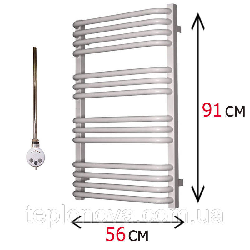 Электрический полотенцесушитель Белый 910х560 Terma Alina Черновцы - изображение 1