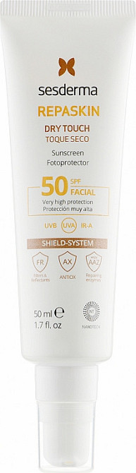 Сесдерма Солнцезащитный крем-гель SPF 50 SesDerma Repaskin Dry Touch Facial SPF 50, 50 мл Днепр - изображение 1