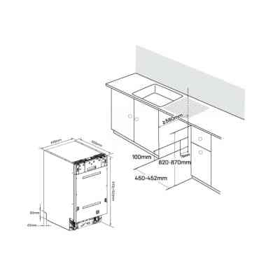 Посудомийна машина Edler EBD-4525P Вінниця