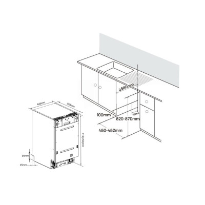 Посудомийна машина Edler EBD-4525P Вінниця - фото 5