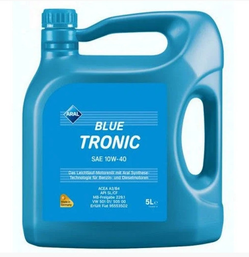Моторное масло Aral BlueTronic 10W-40 5л Полусинтетическое Винница - изображение 1