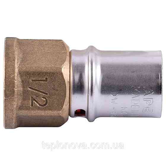 Муфта с внутренней  резьбой пресс APE AP 102 1/2″х20 ITALY Черновцы