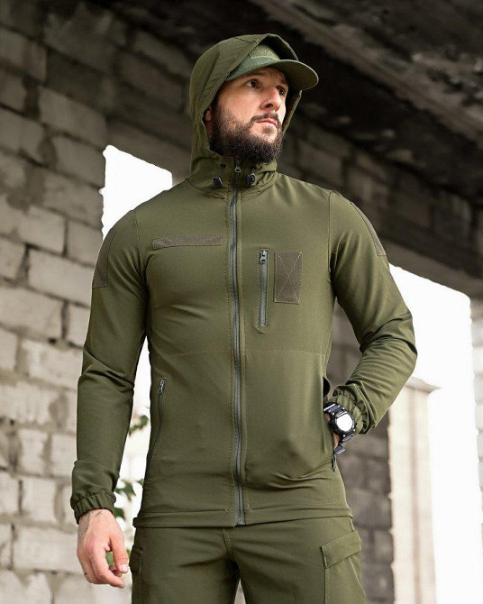 Эластичная тактический костюм agony олива  ВТ6860 Одесса - изображение 5