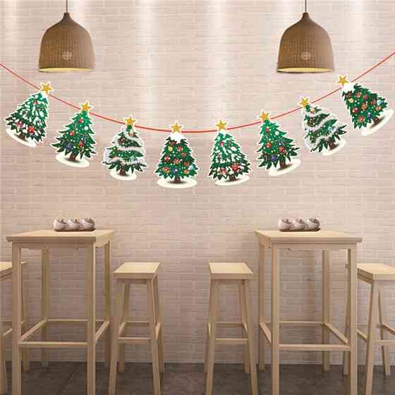 Гирлянды к новому году 280 см 19 см зеленый Киев