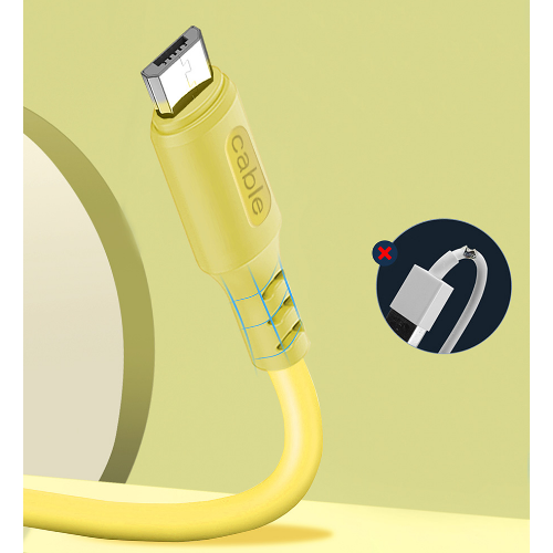 Кабель USB MicroUSB ColorWay CW-CBUM043-Y 2,4A 1м жовтий Житомир