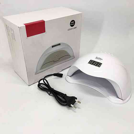 Led лампа для сушіння гель-лаків Sun 5 nail lamp FD93-1, Лампа для манікюру сенсорна EF-84 Одеса