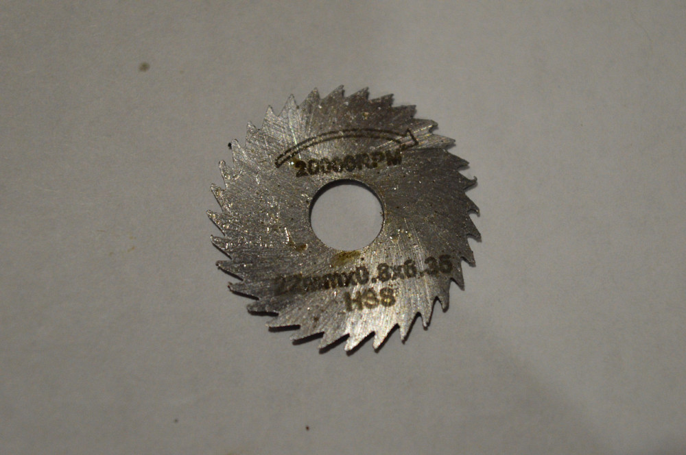 Круг отрезной (по дереву) для дремеля Ø22x0,8х6,35 Полтава - фото 1