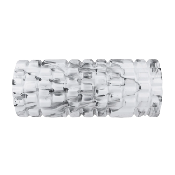 Масажний ролик (роллер) PowerPlay 4025 Massage Roller Сіро-чорний (33x15см.) Каменское