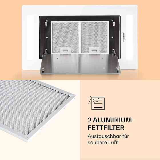 Стельова витяжка Remy 90 см 619 м3/год 230 Вт 3 рівні дистанційного керування без змінного фільтра Білий Рівне