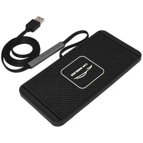 Силиконовый коврик в авто с быстрой беспроводной зарядкой Car Wireless Pad C1 15W Коломыя - изображение 3
