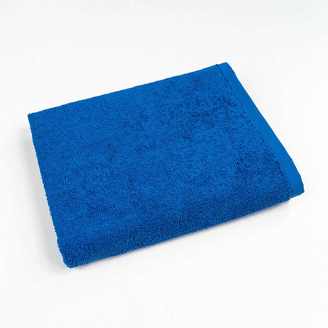 Набор махровых полотенец 3шт GM Textile 40х70см, 50х90см, 70х140см 400г/м2 (Синий) Сумы - изображение 6