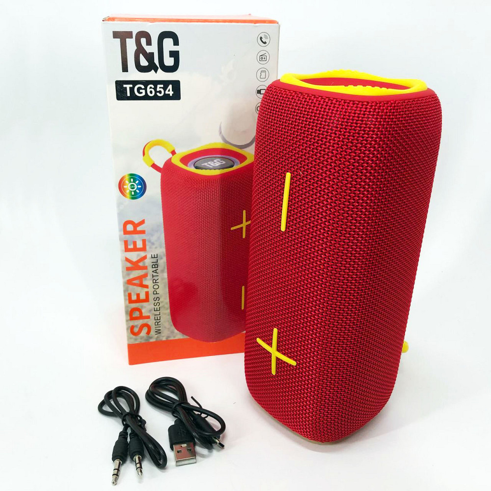 Bluetooth колонка з різнокольоровим підсвічуванням зі стереозвуком, Bluetooth колонка з флешкою WM-32 Львів - фото 3