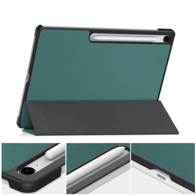 Чехол для планшета BeCover Smart Case Samsung Galaxy Tab S10 FE Plus (SM-X620/SM-X626) 13.1" Dark Green (713383) Винница - изображение 8