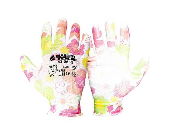 MASTERTOOL Рукавички безшовні трикотажні MASTERTOOL "Мальва" з поліуретановим покриттям долоні Коломия