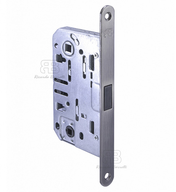 Замок магнитный для межкомнатных дверей под фиксатор Ricardo Borelli WC 96 мм MG матовый графит Киев - изображение 1