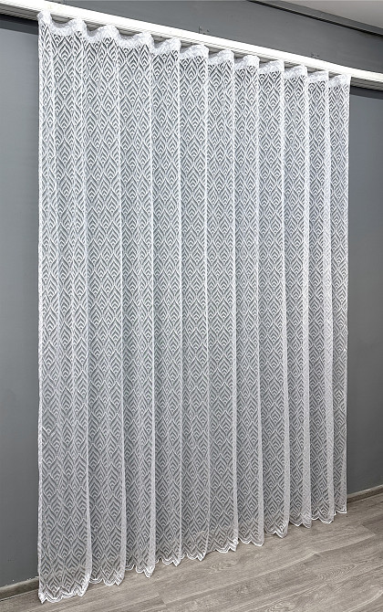 Тюль Гіпюр колір білий 1588т Київ - фото 8