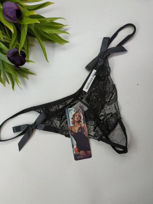 Еротичний комплект з мереживом anais isida set XXL чорний Славута - фото 8