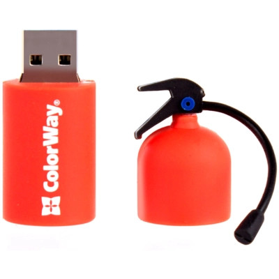 USB флеш накопитель ColorWay Fire 64 GB USB 3.0 Red (CW-USBFE64) Винница - изображение 4