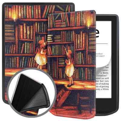 Чехол для электронной книги BeCover Smart Case PocketBook 629 Verse / 634 Verse Pro 6" Library Girl (710975) Винница