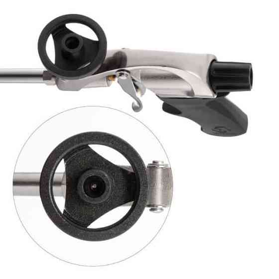 Пистолет для монтажной пены, с тефлоновым покрытием держателя баллона, 4 насадки INTERTOOL PT-0604 Киев