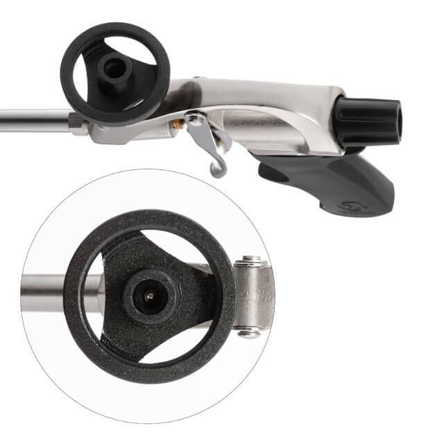 Пістолет для монтажної піни, з тефлоновим покриттям утримувача балона, 4 насадки INTERTOOL PT-0604 Київ - фото 4