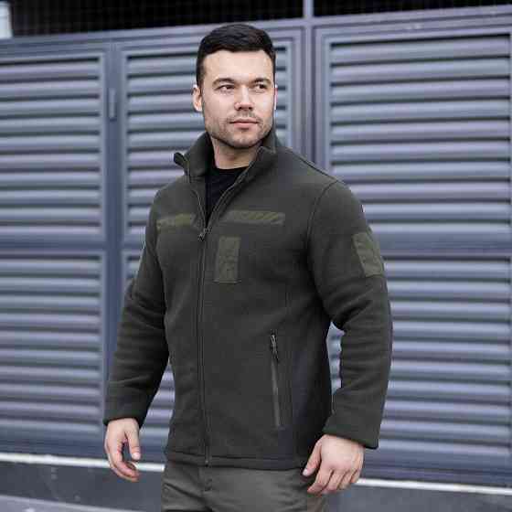 Толстовка флісова Pobedov Voin з липучками Хакі L BLto2 541Lkh Київ