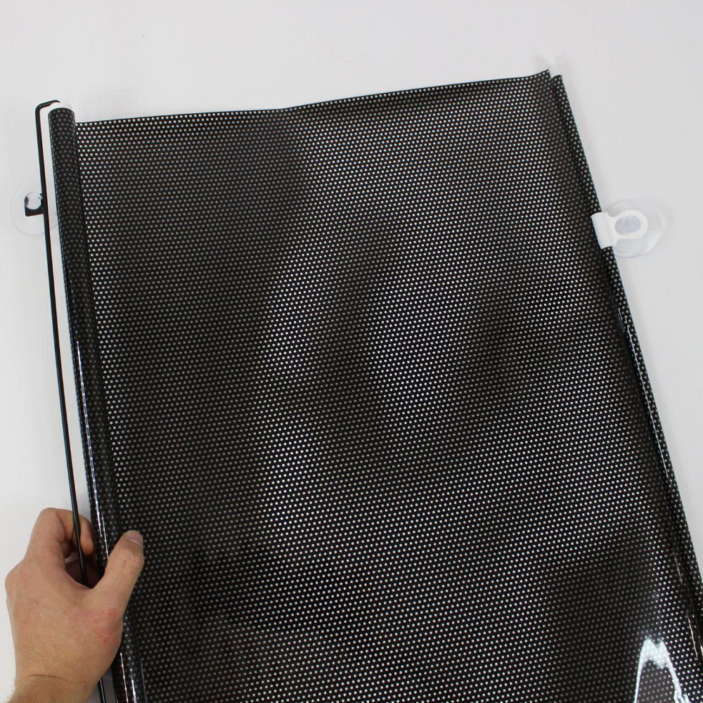 Рулонная солнцезащитная шторка на окно 125х58см,Черная SBR Киев - изображение 9