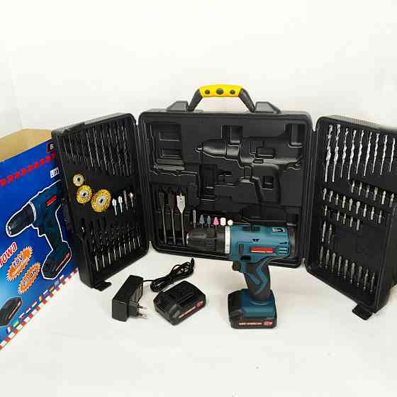 Дрель электрическая, Магазинный аккумуляторный шуруповерт, Надежный шуруповерт профессиональный NS-89 Львов