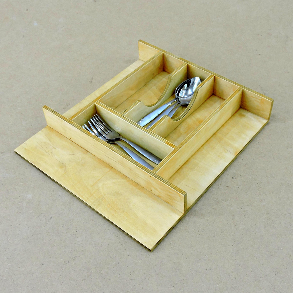 Лоток для столових приладів "Чаколі" ваніль Миколаїв - фото 1