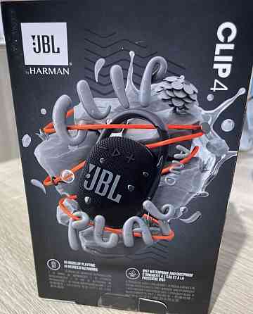 Портативна колонка JBL Clip 4 Black.JBL Clip 4 Black Харків