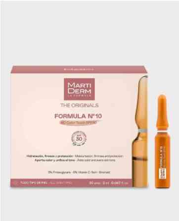 Мартідерм Оріджиналс Формула N10 Колор Тач Martiderm Originals Formula №10 HD Color Touch SPF30, 10 ампул Дніпро