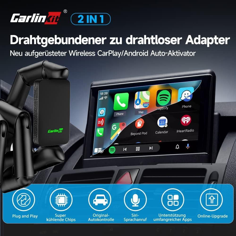 Адаптер Carlinkit 5.0 2Air чорний Бездротовий CarPlay і Android Auto Plug and Play USB-C Автомобільний wi fi адаптер бездротовий Київ - фото 7