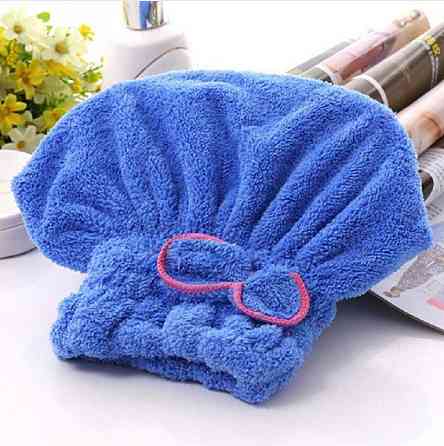 Тюрбан для волосся універсальний блакитний Київ