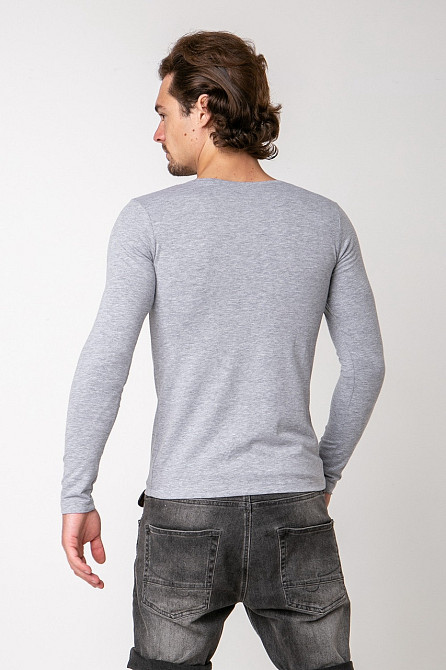 Футболка мужская длинный рукав Ozkan 0266 M Киев - изображение 2