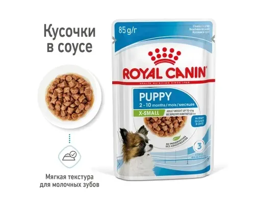 Royal Canin X-Small Puppy (Роял Канин Паппи) влажный корм для щенков мелких пород 2-10 мес. 85 г. х 12 шт. Запорожье