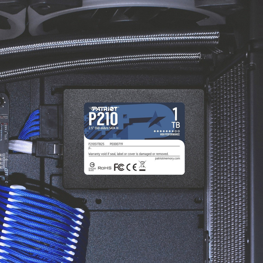 Накопичувач SSD 1TB Patriot P210 2.5" SATAIII TLC (P210S1TB25) 2.5" Харків - фото 7