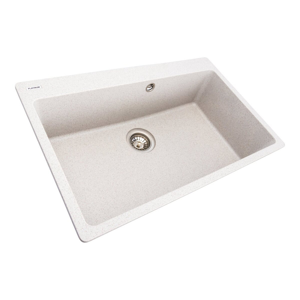 PLATINUM Гранітна мийка для кухні Platinum 7850 Bogema матова (топаз) Київ - фото 2