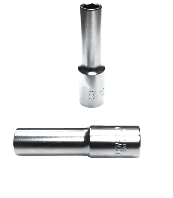 Головка торцева глибока 3/8" 8мм BAEE1208 Toptul Вінниця - фото 1