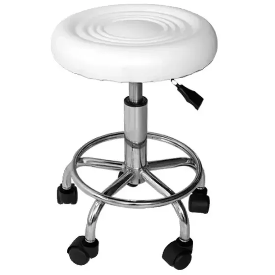 Стілець для косметолога без спинки (в асортименті) Білий Київ