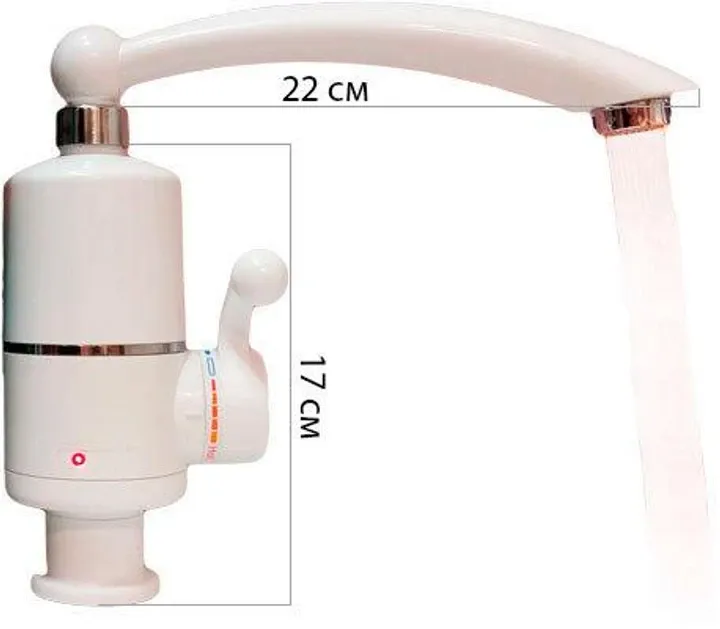 Мгновенный Водонагреватель Проточной Воды  DIGITAL Classic 3кВт, 3кВт, белый 220-240V/50 Hz, быстрый нагрев Одесса - изображение 5