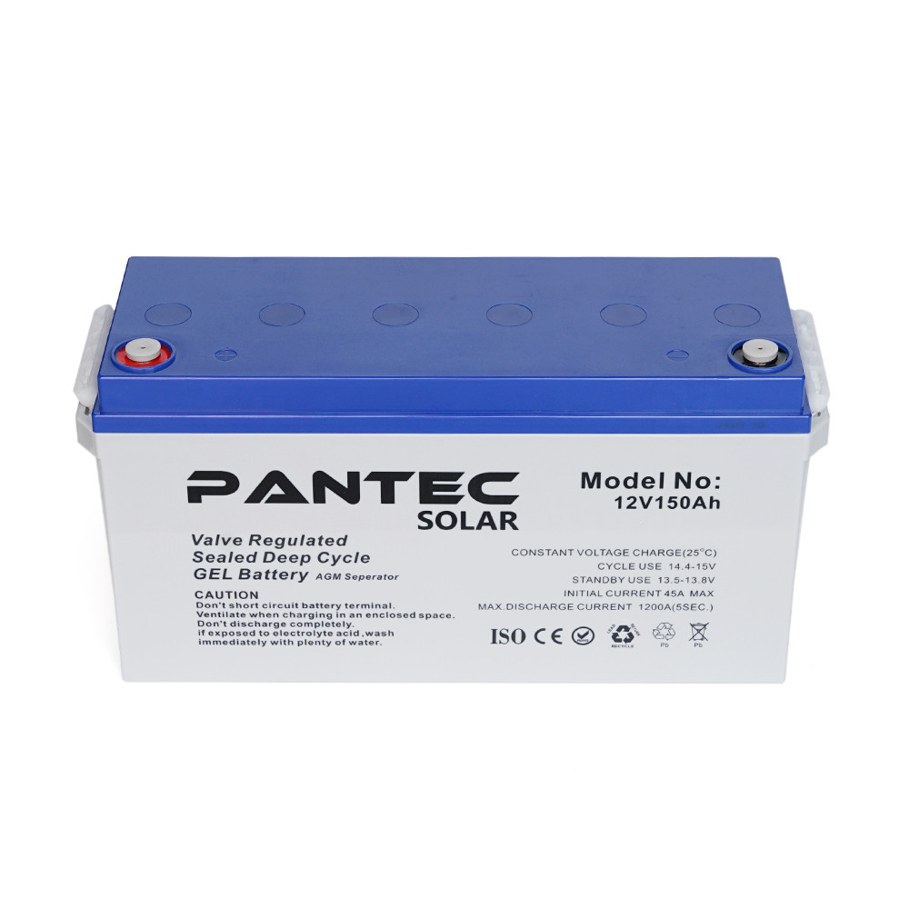 Акумуляторна батарея PANTEC  150-12 GEL 12V 150 Ah (483 x 170 x 238), 43.6 kg Grey Q1/48 Київ - фото 2