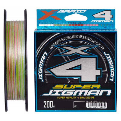 Шнур YGK X-Braid Super Jigman X4 200m 1.5/0.205mm 25Lb/11.3kg (5545.03.80) Винница - изображение 1