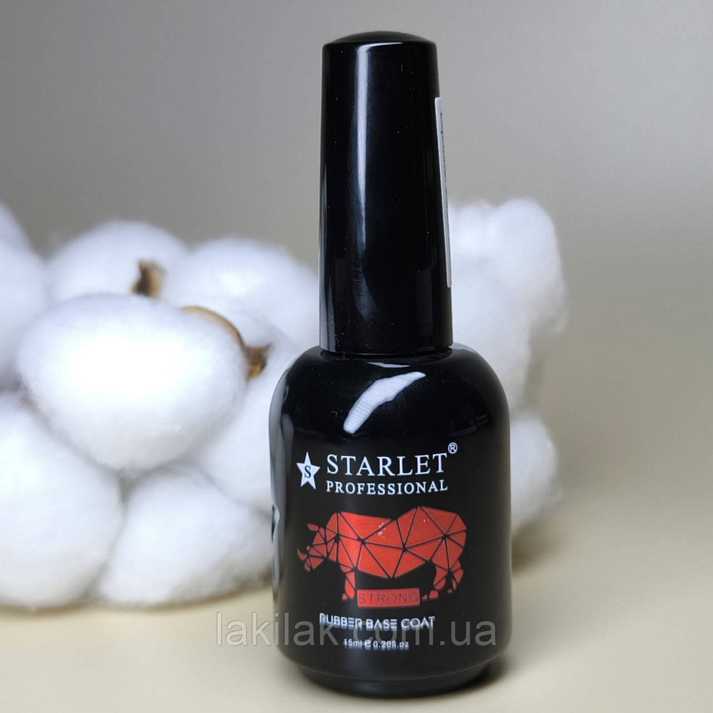 Каучукова база Strong Rubber Base Coat Starlet Professional 15мл Херсон - фото 1
