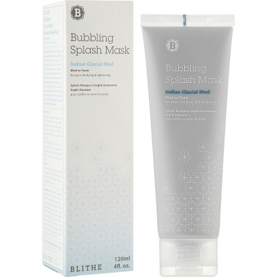 Маска для обличчя Blithe Bubbling Splash Mask Indian Glacial Mud 120 мл (8809501660353) Вінниця - фото 2