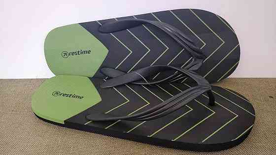 Мужские вьетнамки шлепанцы черные большого размера 47 размер 31 см Одесса