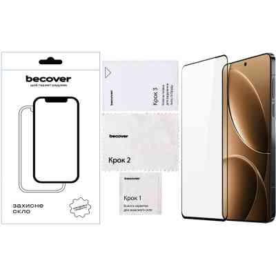 Скло захисне BeCover Poco F7 Pro Black (713416) Вінниця